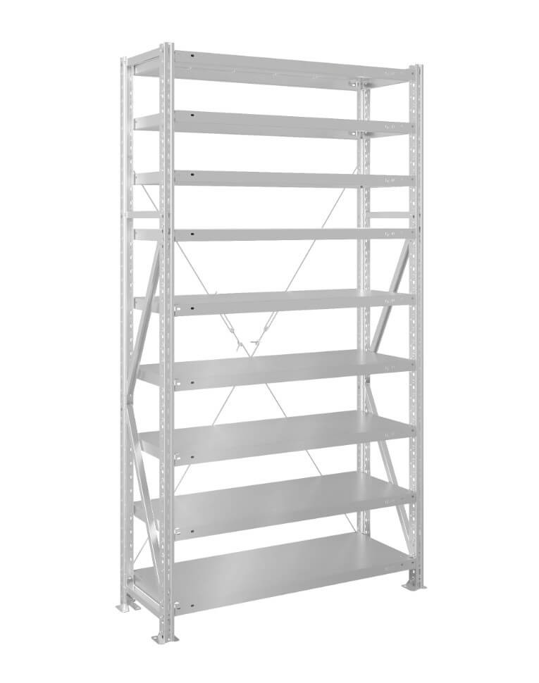 Стеллаж MS U 2000x1500x600 9 полок (200 кг, металл) купить в Томске Стеллаж MS U 2000x1500x600 9 полок (200 кг, металл) купить в Томске