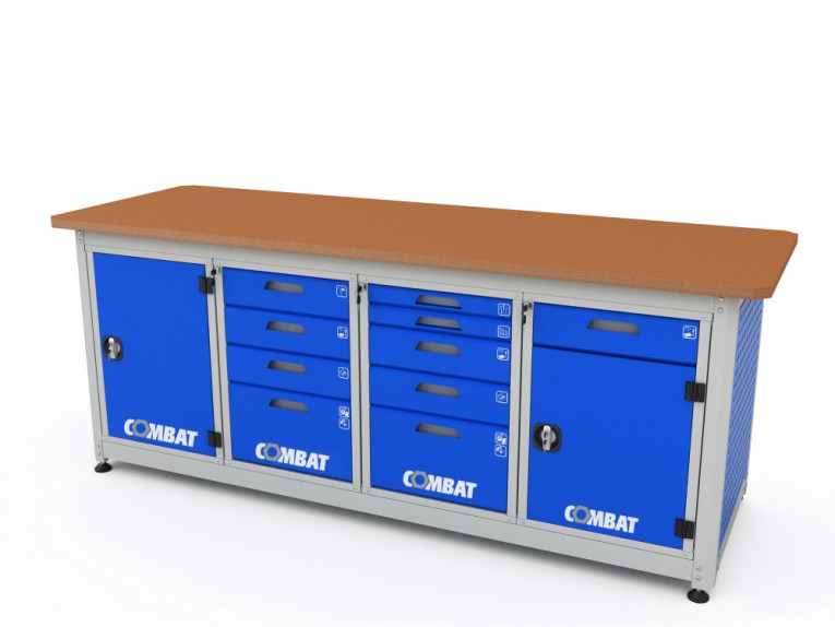 Верстак четырехтумбовый COMBAT 41452.2340 купить в Томске Верстак четырехтумбовый COMBAT 41452.2340 купить в Томске