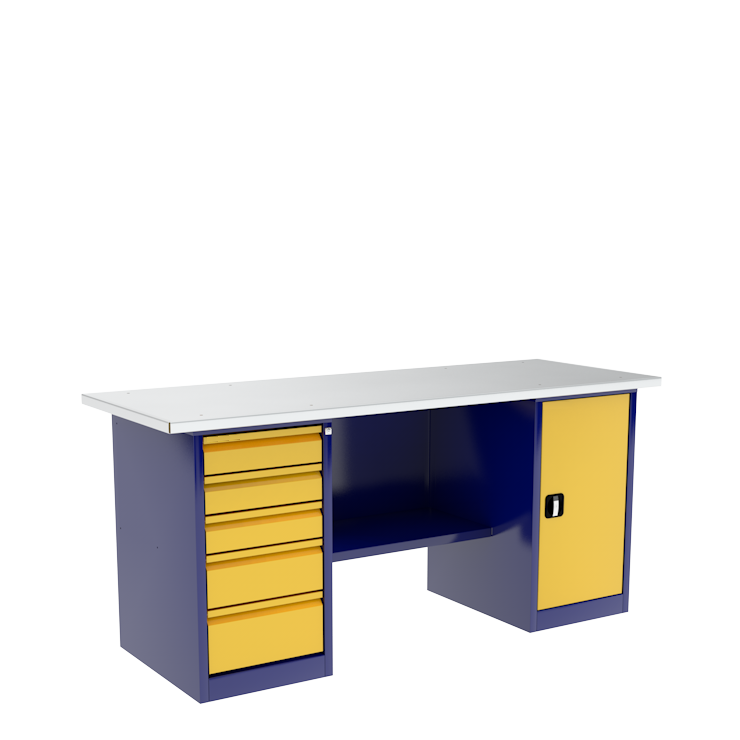 Верстак с тумбой и драйвером ВП-4Т/1,9 купить в Томске