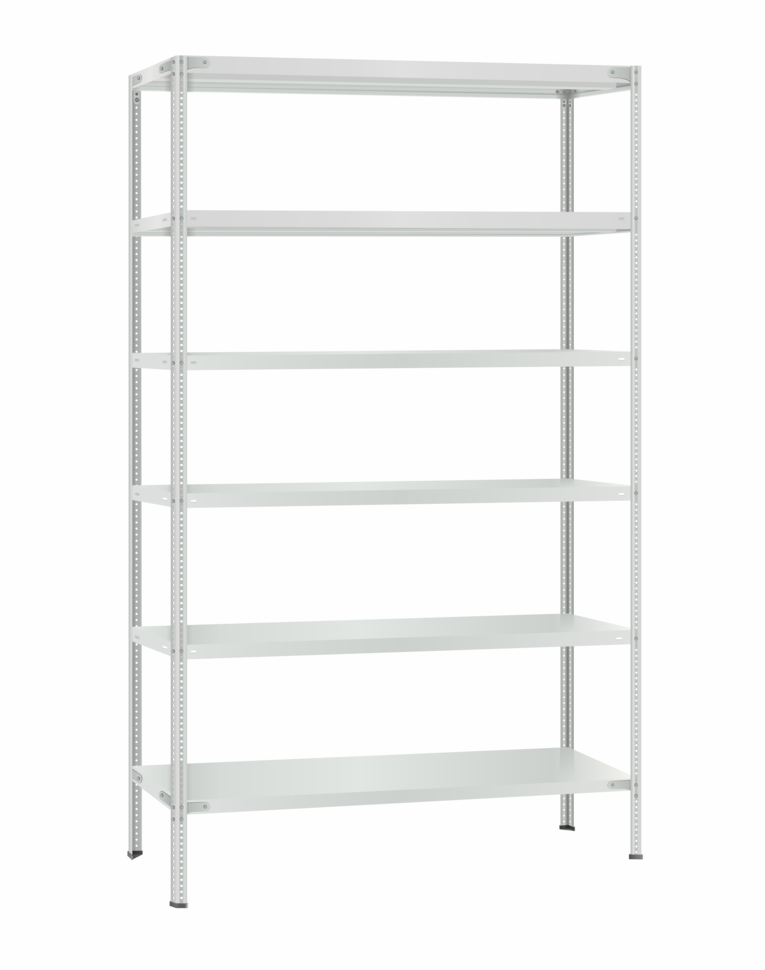 Стеллаж металлический Титан МС-500 3000х1200х400 6 полок купить в Томске Стеллаж металлический Титан МС-500 3000х1200х400 6 полок купить в Томске