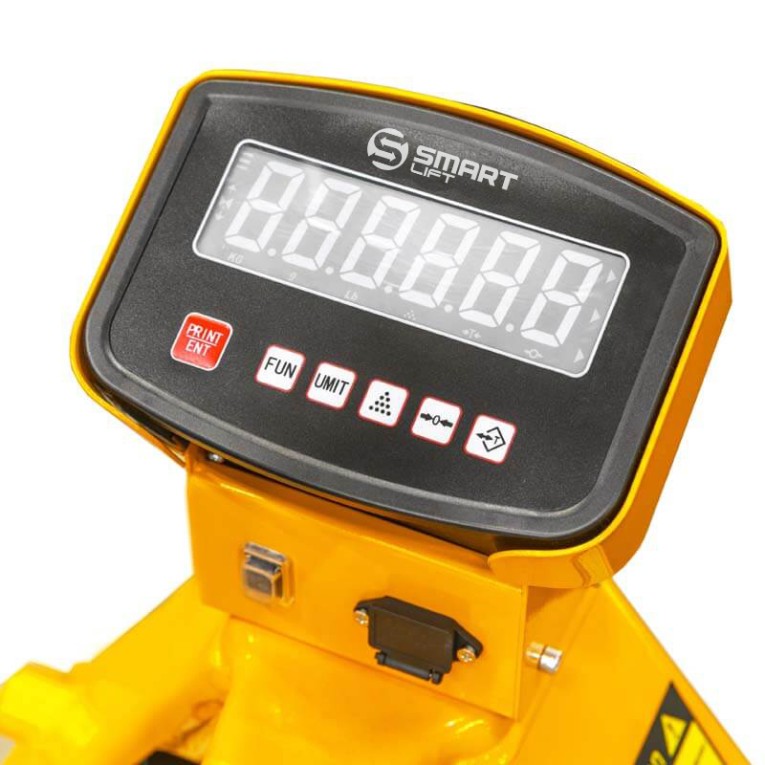 Гидравлическая тележка с весами BFC20 (г/п 2000 кг, вилы 1150x570 мм, PDP) SMARTLIFT (SMART) купить в Томске Гидравлическая тележка с весами BFC20 (г/п 2000 кг, вилы 1150x570 мм, PDP) SMARTLIFT (SMART) купить в Томске