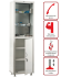 Медицинский шкаф HILFE МД 1 1650/SG купить в Томске