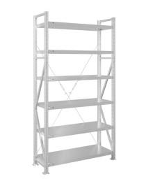 Стеллаж MS U 2000x1200x300 6 полок (280 кг, металл)