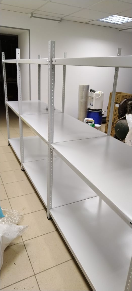 Стеллаж металлический Титан МС-500 1500х1000х600 3 полки купить в Томске Стеллаж металлический Титан МС-500 1500х1000х600 3 полки купить в Томске