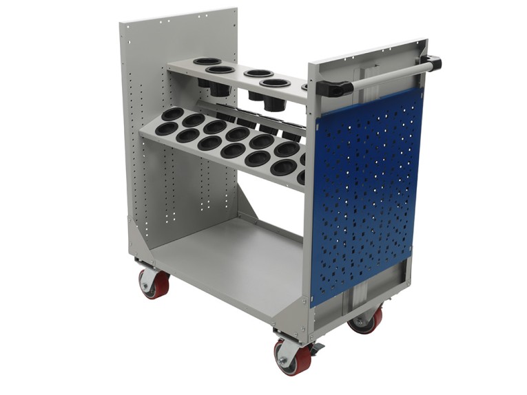 Инструментальная тележка WDS Hard c держателями для оснастки ЧПУ купить в Томске