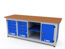 Верстак четырехтумбовый COMBAT 44501.2340 Верстак четырехтумбовый COMBAT 44501.2340