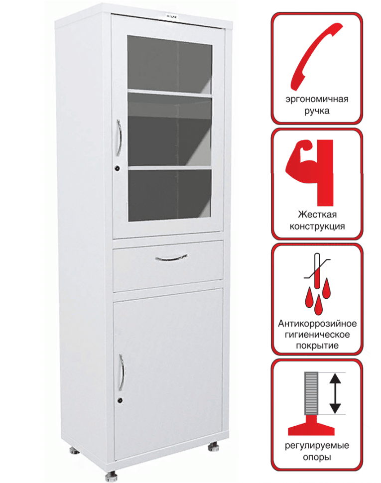Медицинский шкаф HILFE МД 1 1760 R-1 купить в Томске Медицинский шкаф HILFE МД 1 1760 R-1 купить в Томске