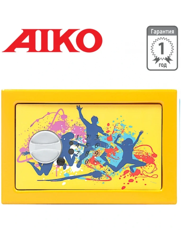 Детский металлический сейф Aiko T-170 EL Dance, дополнительный вид Детский металлический сейф Aiko T-170 EL Dance, дополнительный вид