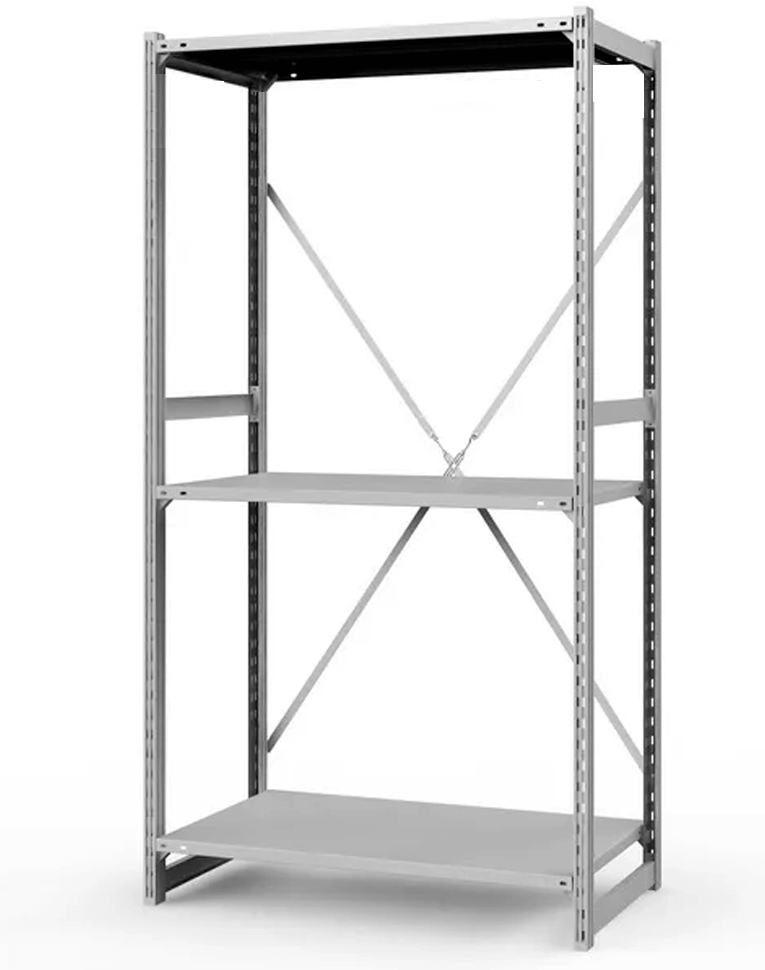 Стеллаж ТСУ 3500x1000x600 3 полки (300 кг, металл) купить в Томске Стеллаж ТСУ 3500x1000x600 3 полки (300 кг, металл) купить в Томске