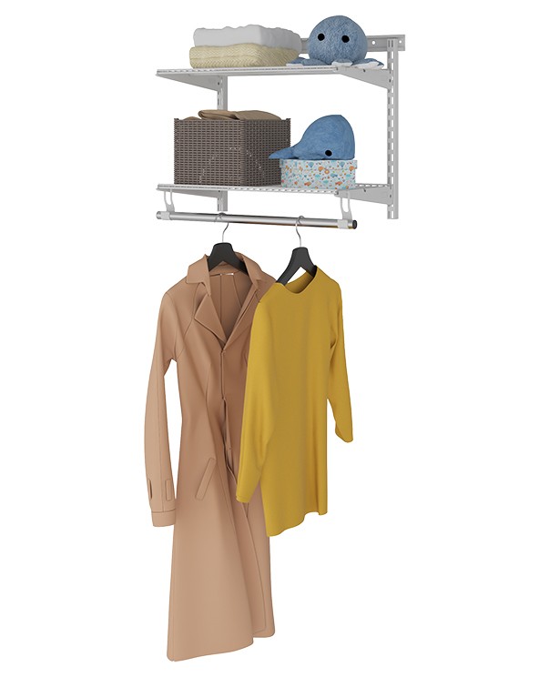 Гардеробная система Практик Home Basic G60S белая купить в Томске Гардеробная система Практик Home Basic G60S белая купить в Томске