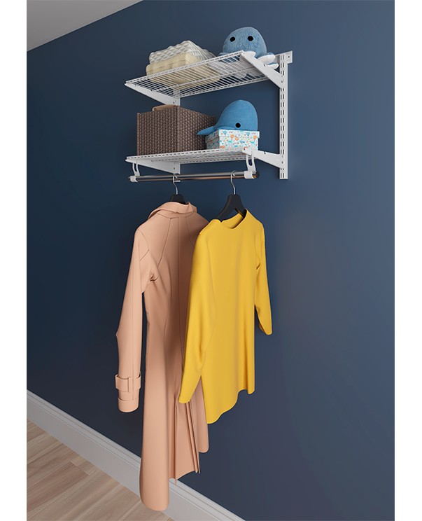 Гардеробная система Практик Home Basic G60S белая купить в Томске Гардеробная система Практик Home Basic G60S белая купить в Томске