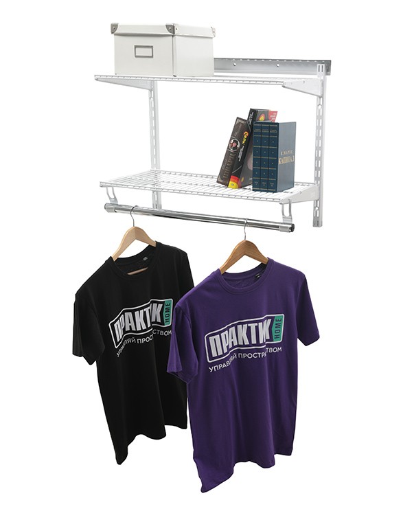 Гардеробная система Практик Home Basic G60S белая купить в Томске Гардеробная система Практик Home Basic G60S белая купить в Томске