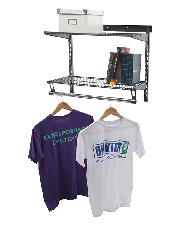 Гардеробная система Практик Home Basic G60S графит купить в Томске Гардеробная система Практик Home Basic G60S графит купить в Томске