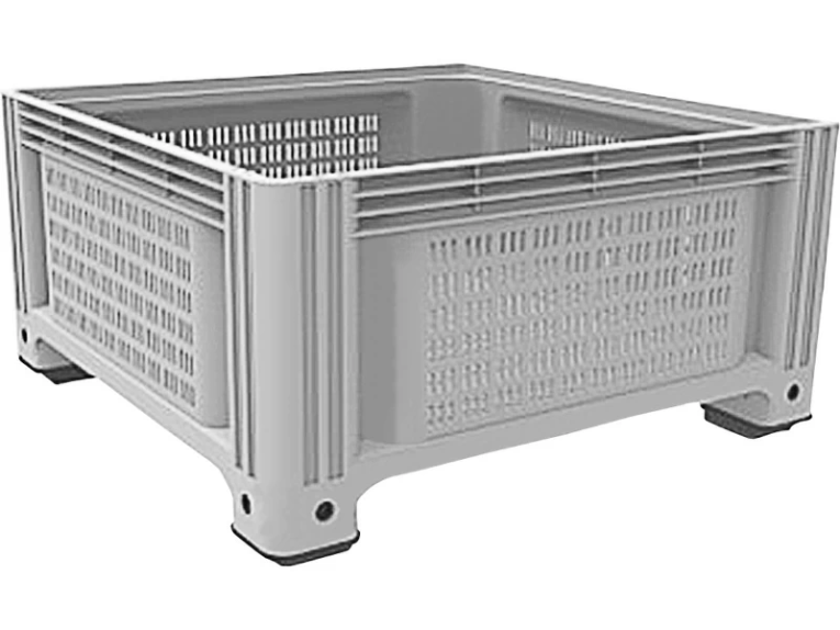 D-Box 1130 P 1130x1130x580 мм перфорированный серый на ножках купить в Томске D-Box 1130 P 1130x1130x580 мм перфорированный серый на ножках купить в Томске