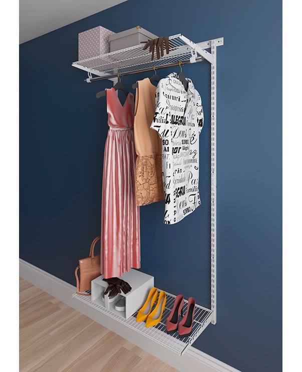 Гардеробная система Практик Home Basic G90 белая купить в Томске Гардеробная система Практик Home Basic G90 белая купить в Томске