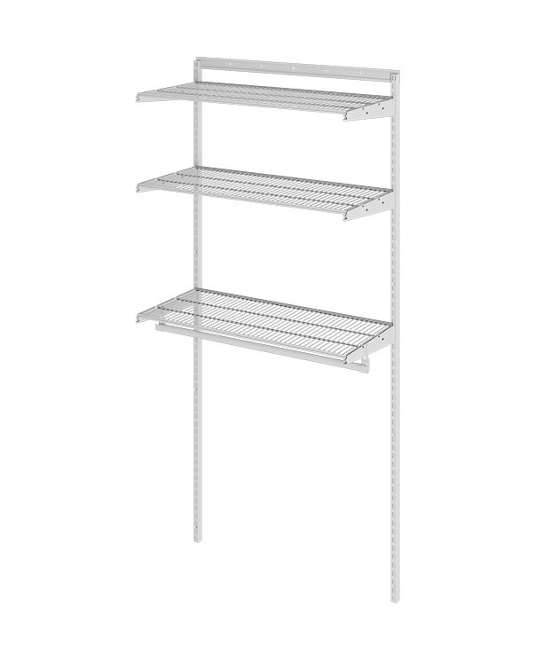 Гардеробная система Практик Home Basic G90 белая купить в Томске Гардеробная система Практик Home Basic G90 белая купить в Томске