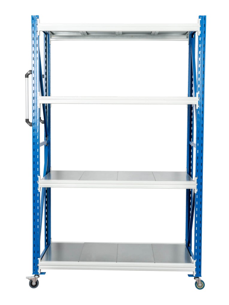 Стеллаж мобильный БиКом СТ-4 250x90x60 4 полки купить в Томске