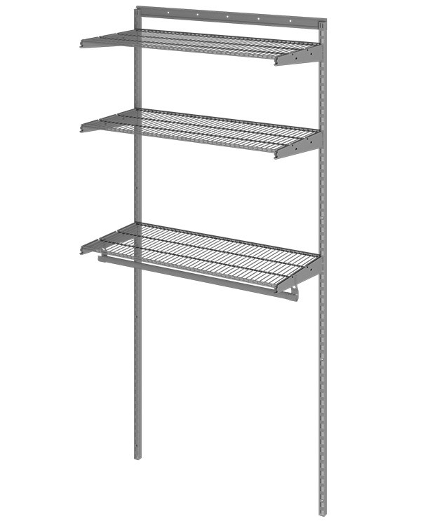 Гардеробная система Практик Home Basic G90 графит купить в Томске