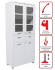 Медицинский шкаф HILFE МД 2 1780 R-1 купить в Томске