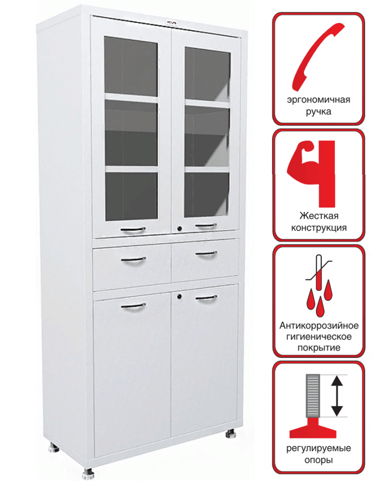 Медицинский шкаф HILFE МД 2 1780 R-1 купить в Томске Медицинский шкаф HILFE МД 2 1780 R-1 купить в Томске