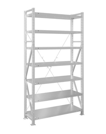Стеллаж MS U 3000x700x400 7 полок (200 кг, металл) купить в Томске