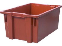 Ящик 600х400х270 дно гладкое, красный