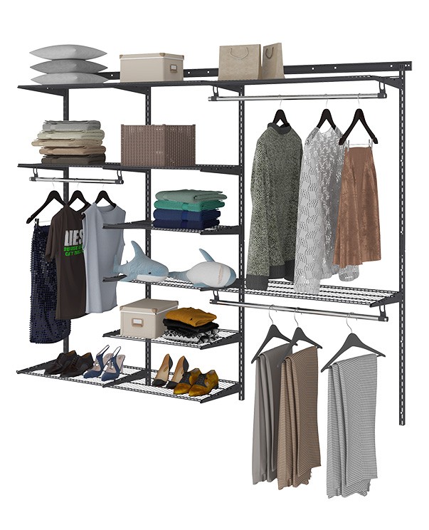 Гардеробная система Практик Home Max G210 графит купить в Томске