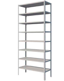 Стеллаж MS Standart 2000х1000х250 8 полок Стеллаж MS Standart 2000х1000х250 8 полок