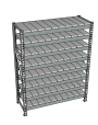 Стеллаж грузовой СГР 2000x900x1000 8 полок (металл)