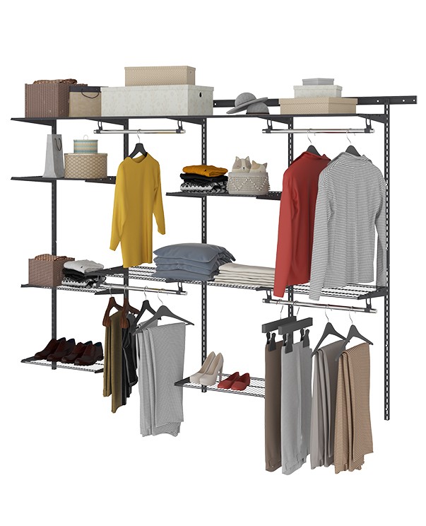 Гардеробная система Практик Home Max G240 графит купить в Томске