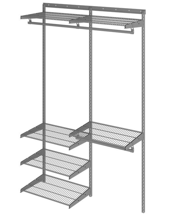 Гардеробная система Практик Home Optima G120 графит купить в Томске Гардеробная система Практик Home Optima G120 графит купить в Томске
