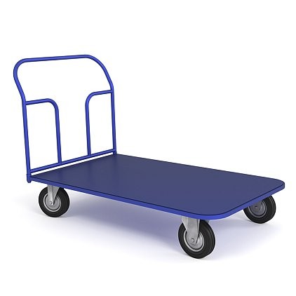 Тележка платформенная ТП 7 (г/п 300 кг, 1400x800 мм, колеса черная резина 125 мм) купить в Томске Тележка платформенная ТП 7 (г/п 300 кг, 1400x800 мм, колеса черная резина 125 мм) купить в Томске