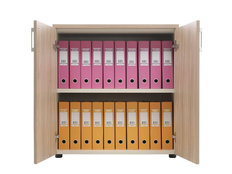 Шкаф NW 0880 закрытый вяз натуральный/бежевый купить в Томске