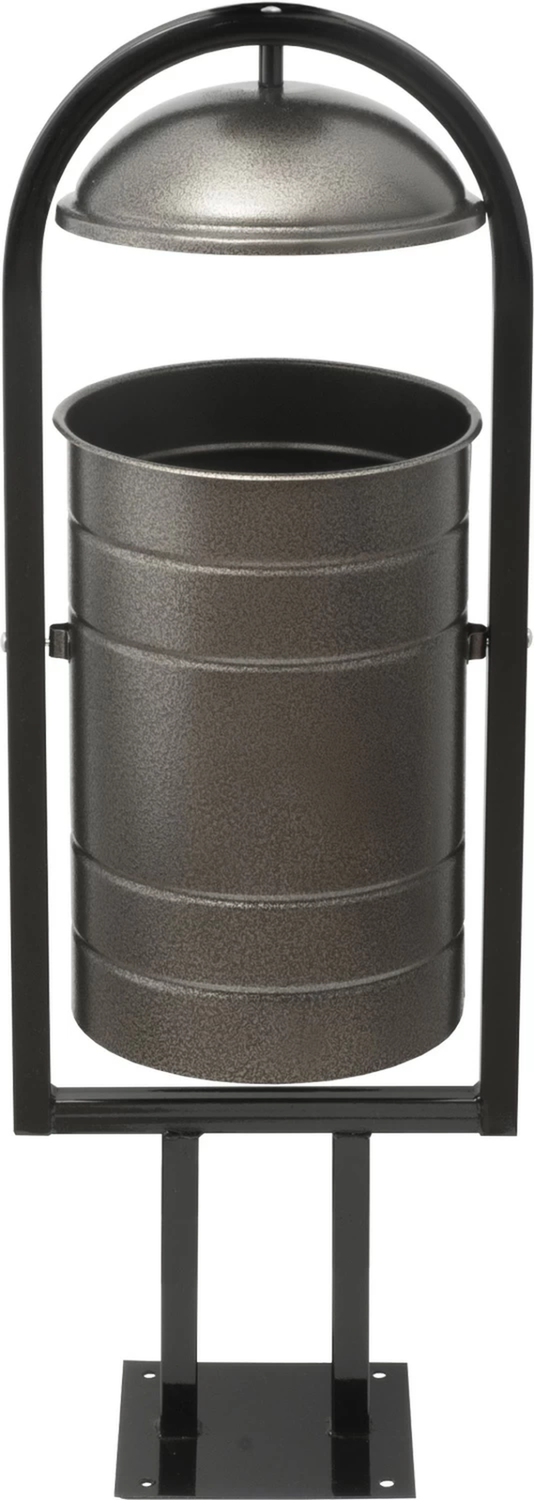 Урна уличная 330х280х980 серебряная купить в Томске