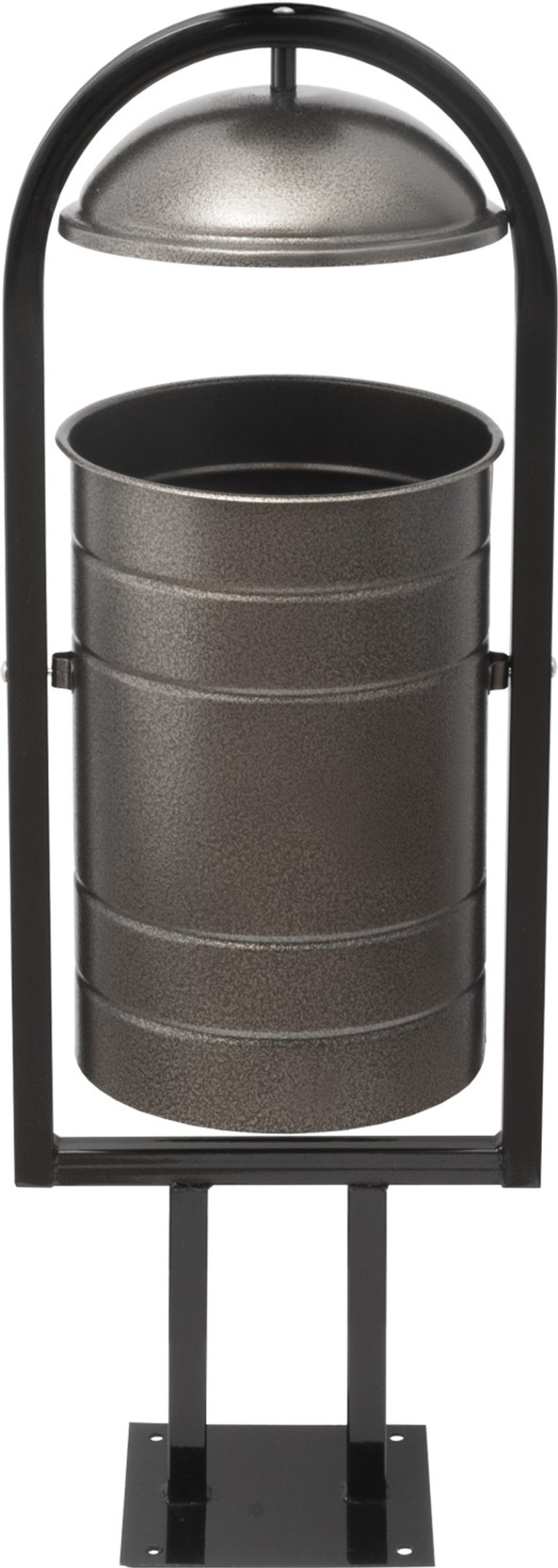 Урна уличная 330х280х980 серебряная купить в Томске