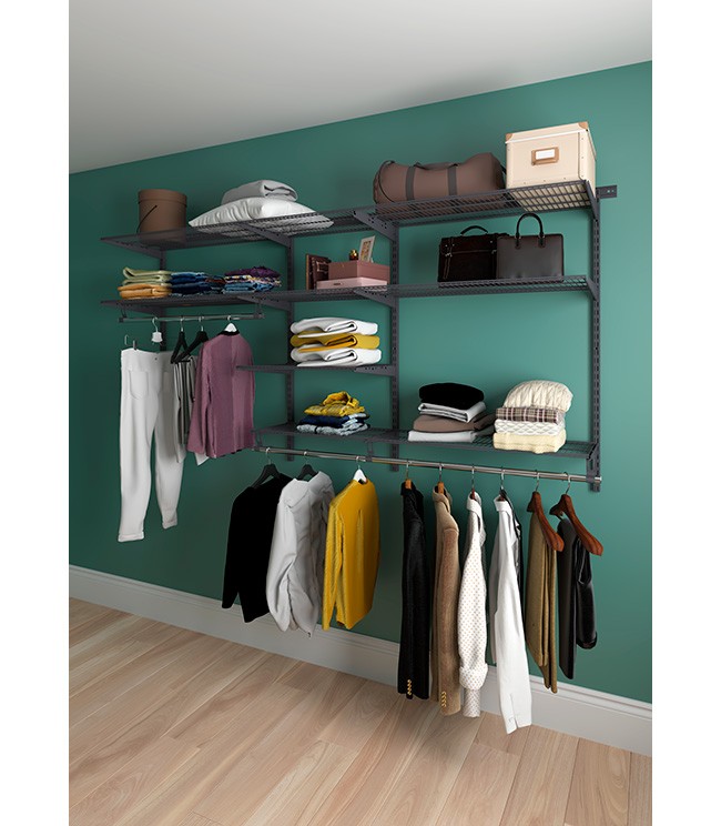 Гардеробная система Практик Home Optima G240 графит купить в Томске