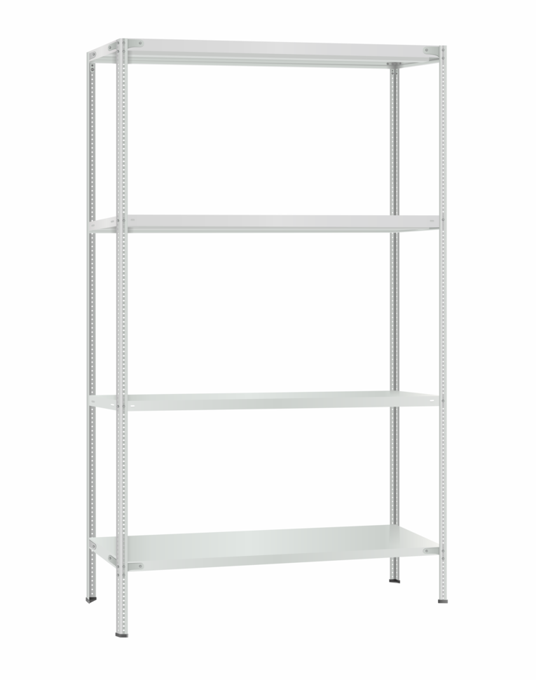 Стеллаж металлический Титан МС-500 2300х1200х600 4 полки купить в Томске Стеллаж металлический Титан МС-500 2300х1200х600 4 полки купить в Томске