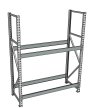 Стеллаж грузовой СГР 2500x1500x1000 2 полки (без настила) Стеллаж грузовой СГР 2500x1500x1000 2 полки (без настила)