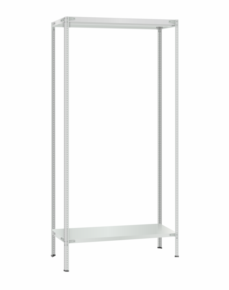 Стеллаж металлический Титан МС-500 2400х1000х600 2 полки купить в Томске Стеллаж металлический Титан МС-500 2400х1000х600 2 полки купить в Томске