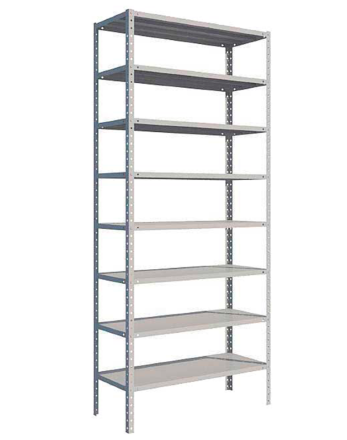 Стеллаж MS Strong 2350х1200х400 8 полок купить в Томске