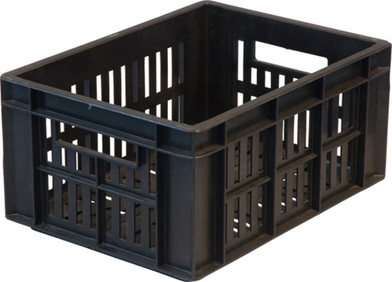 Ящик дрожжевой 400х300х200 с перф. черный купить в Томске