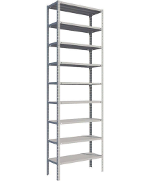 Стеллаж MS Standart 1600х1000х500 9 полок Стеллаж MS Standart 1600х1000х500 9 полок