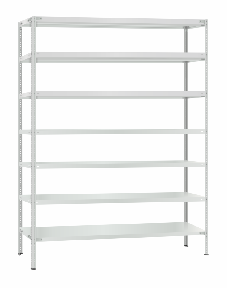 Стеллаж металлический Титан МС-500 3000х1500х400 7 полок купить в Томске Стеллаж металлический Титан МС-500 3000х1500х400 7 полок купить в Томске