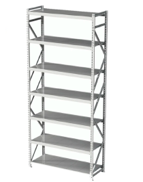 Стеллаж MS Profi 2500х2100х600 7 полок Стеллаж MS Profi 2500х2100х600 7 полок