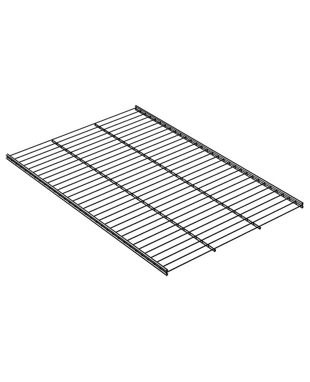 Полка сетчатая GSh 60х40 графит купить в Томске Полка сетчатая GSh 60х40 графит купить в Томске