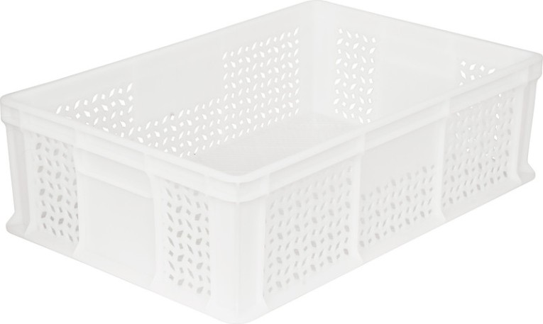 Ящик 600х400х180 мм перфорированный без ручек неокрашенный морозостойкий купить в Томске