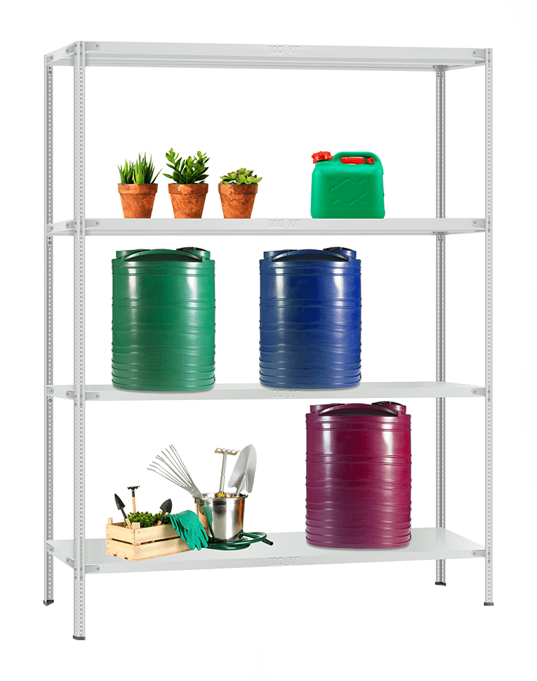 Стеллаж металлический Титан МС-900 2200x1000x400 4 полки купить в Томске Стеллаж металлический Титан МС-900 2200x1000x400 4 полки купить в Томске