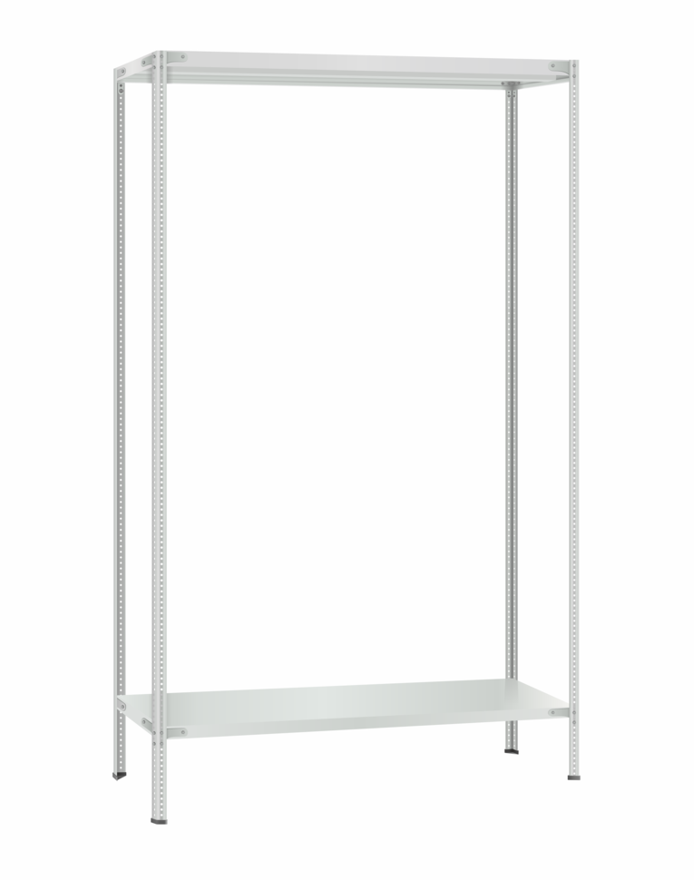 Стеллаж металлический Титан МС-500 2400х1200х300 2 полки купить в Томске Стеллаж металлический Титан МС-500 2400х1200х300 2 полки купить в Томске