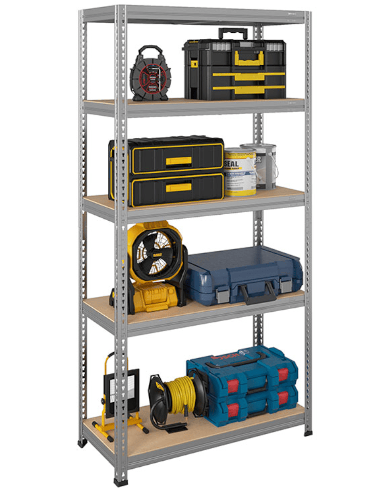 Стеллаж быстросборный ЛОФТ (SBL) 1800x900x400 5 полок (цинк) купить в Томске