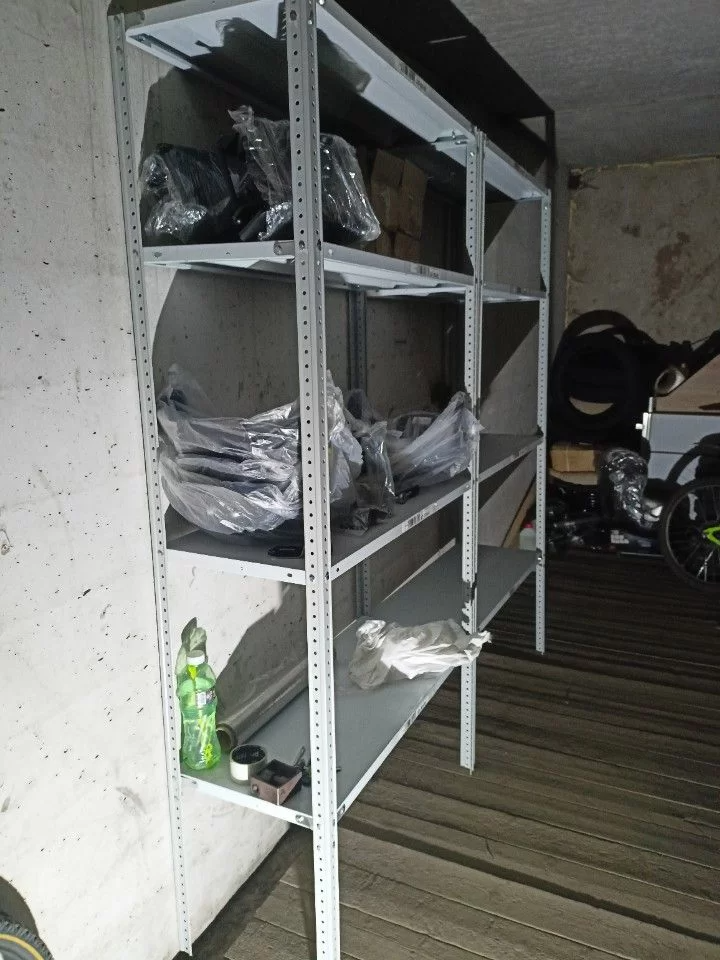 Стеллаж металлический Титан МС-500 2000х1200х400 4 полки купить в Томске Стеллаж металлический Титан МС-500 2000х1200х400 4 полки купить в Томске